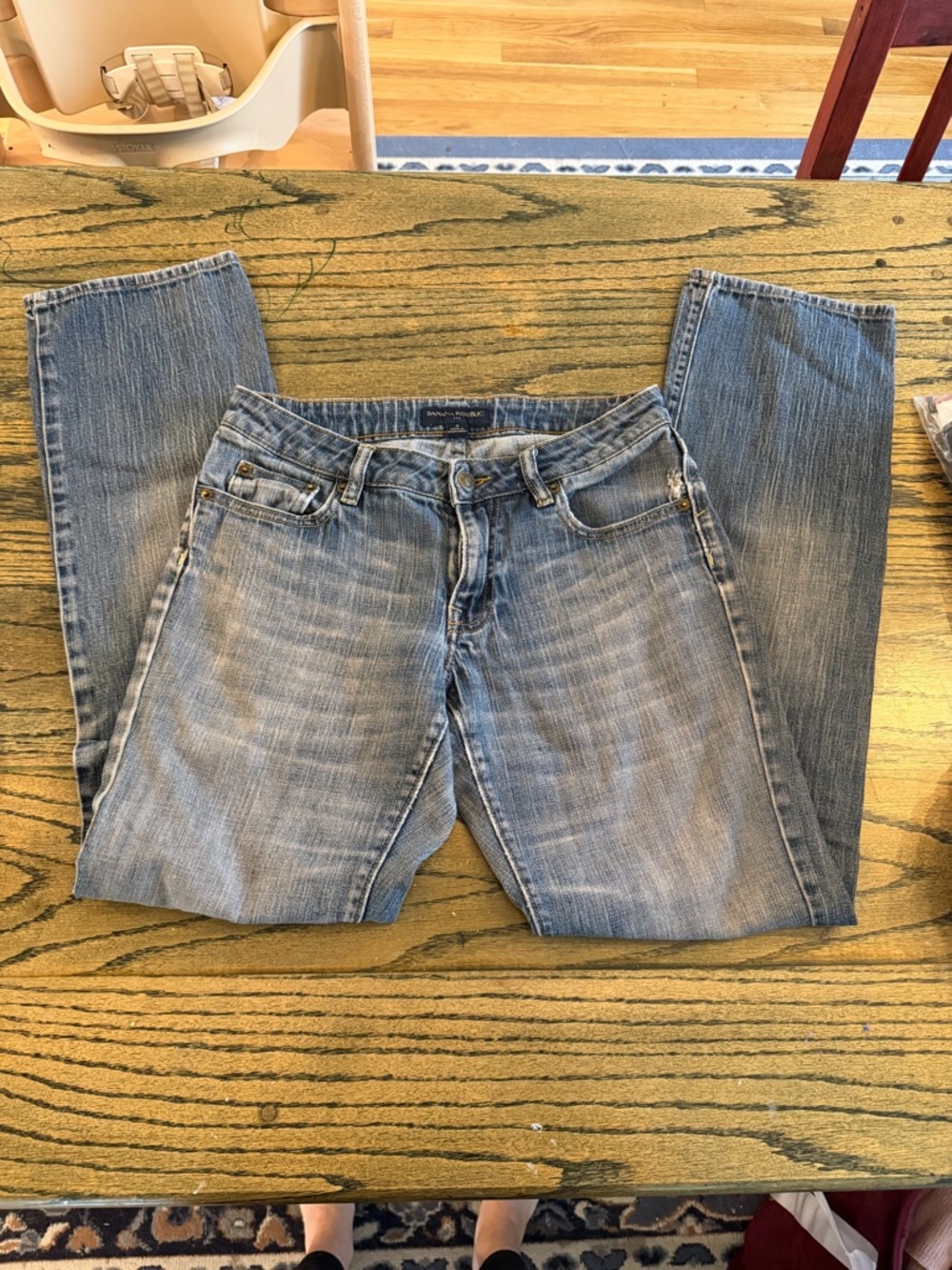 Banana Republic Light Blue Straight Jeans